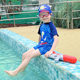 ເຄື່ອງນຸ່ງເດັກນ້ອຍຊາຍ Ultraman swimsuit summer trendy baby 2023 new handsome boy little boy one-piece quick-drying swimsuit