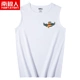 Nam Cực Nam phiên bản Hàn Quốc của áo vest nam rộng trẻ trung mùa hè cotton in áo thun thể thao không tay áo thun - Áo vest cotton áo lông vũ