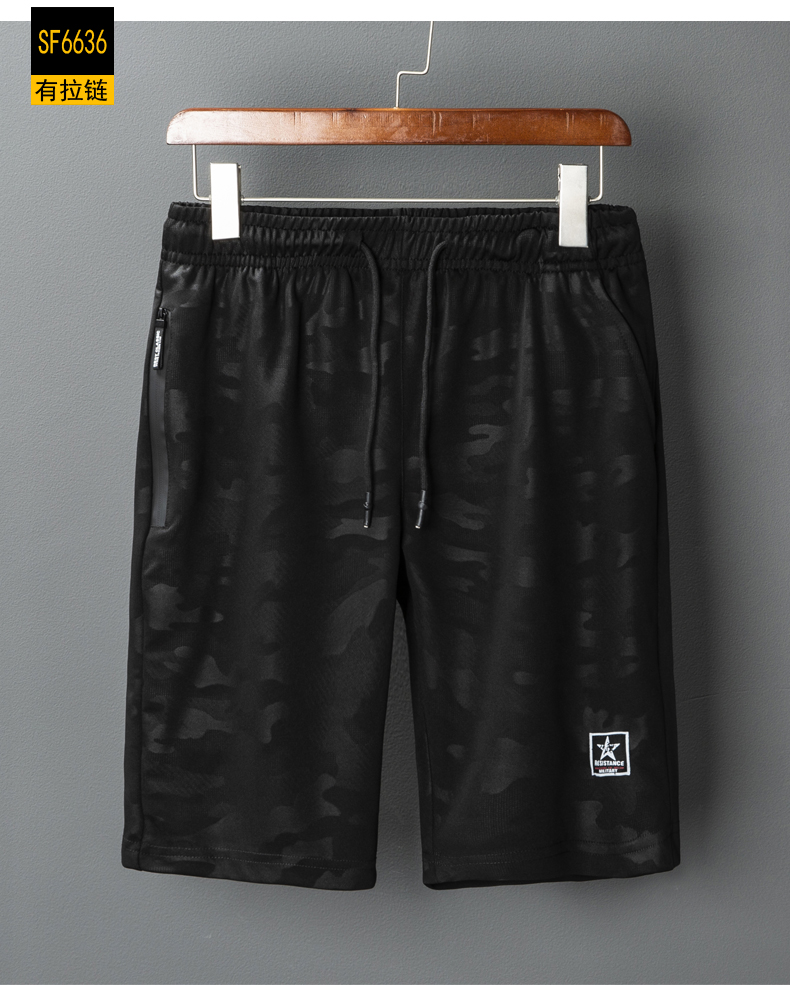 Quần short nam cực xu hướng mùa hè 5 quần 5 quần giản dị mùa hè quần nam quần quần nam - Quần tây thường quần tây âu