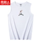Nam Cực Nam phiên bản Hàn Quốc của áo vest nam rộng trẻ trung mùa hè cotton in áo thun thể thao không tay áo thun - Áo vest cotton áo lông vũ
