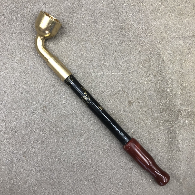 Smoking tobacco Cigarettes Smoking Bag Pan Large Smoke Pan Handmade Wooden Old Old Old Man Used to Cigarette Smoke Pot Smoking Pot