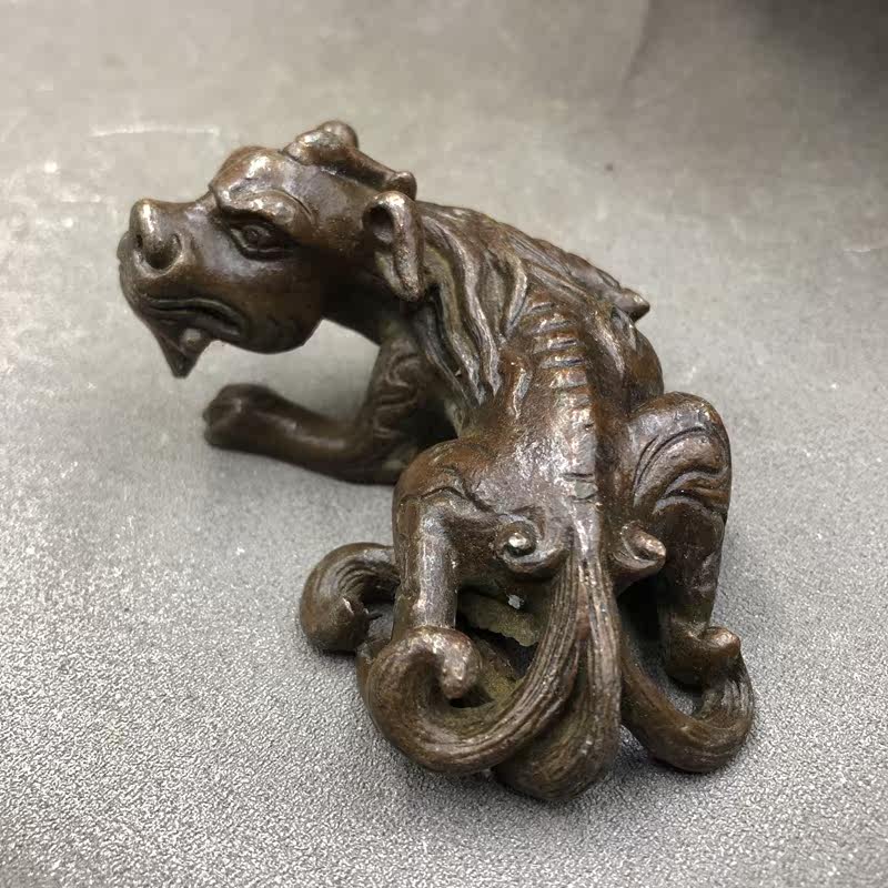 Antique Miscellaneous Swing Piece of Small Household Process Bronze Handhandle Parts