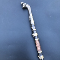 Tobacco tobacco pot ultra-long cigarette pocket TV props Nostalgic objects available gifts Antiquities miscellaneous copper