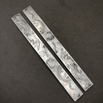 Zhenzhen paperwork paper press ruler four treasures Longfeng town ruler copper paper with home craft ornaments study supplies