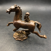 Antiquities Miscellaneous Xiaozodiac Shaohor Swallow Household Process Copper