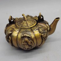 Eight Fairies Teapot Teapot Kettle kettle Kettle Pumpkin Pot home office Office Decoration Pendulum with Bronze Ty-Beam Pot Old Pot collection