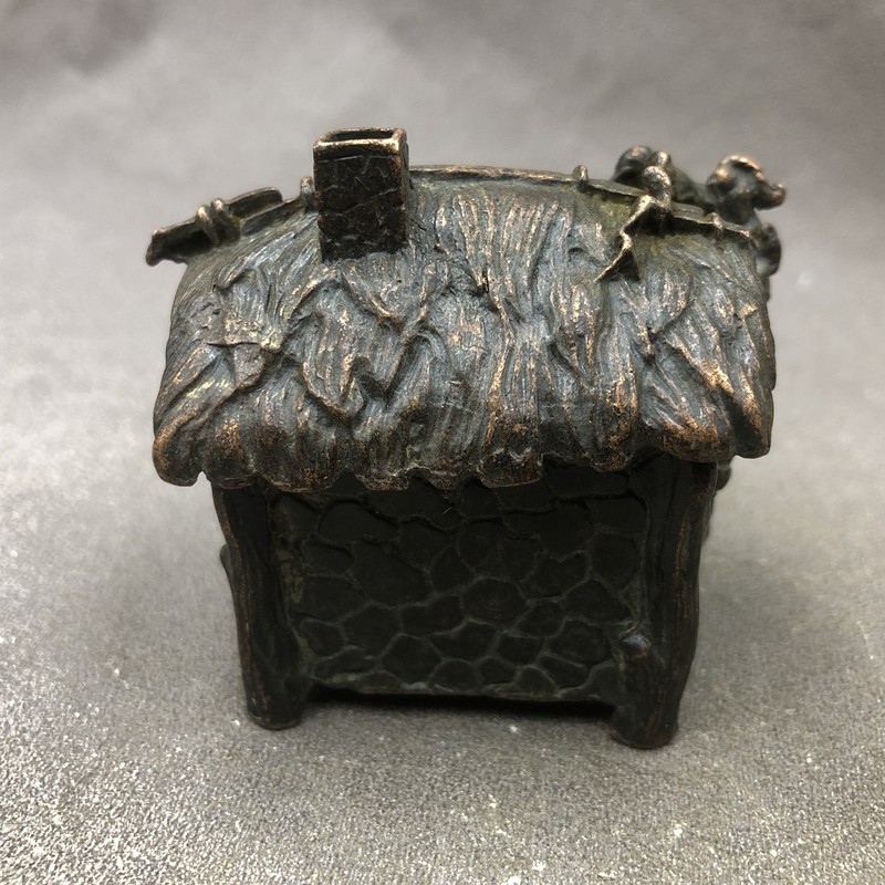 Antique miscellaneous small house ornaments creative modeling desktop home craft retro bronze