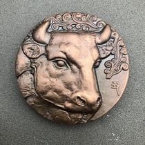 Ancient Play Miscellaneous Bronze Ware Zodiac Zodiac Bronze Octopus handlebar Raw Shaw Home Craft Pendulum