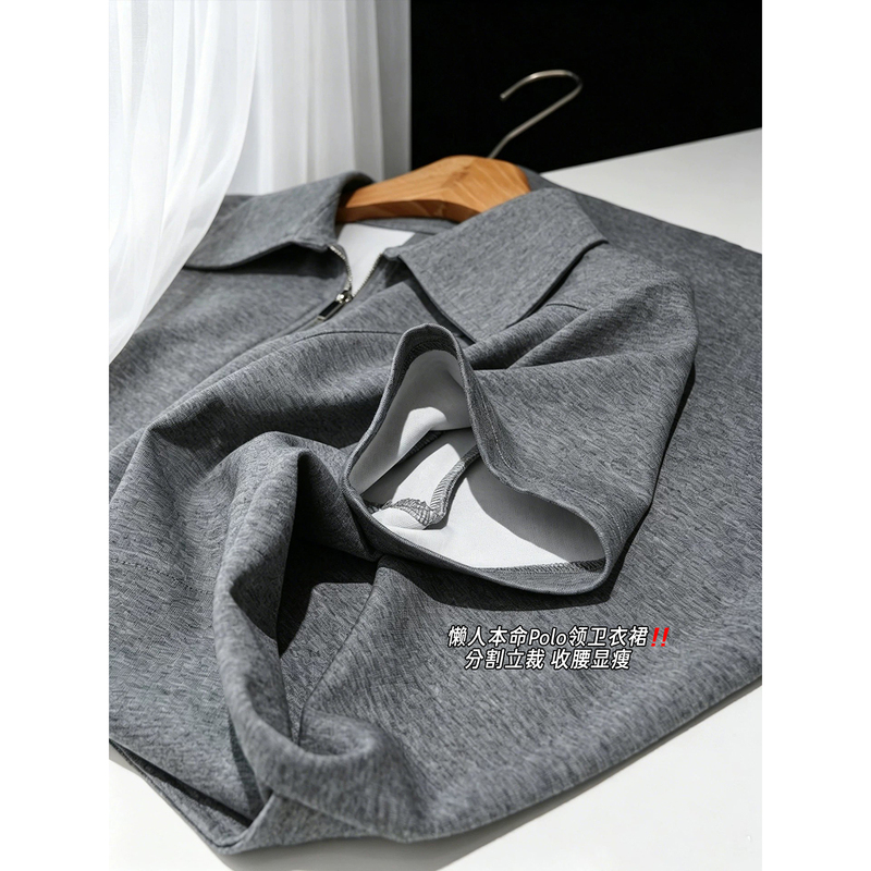 In Stock, Say Goodbye to 70% off Lazy Sweatshirt Dresses! Slim-Fit Half-Zip Cotton Dress for Women<Uzzv039 In Stock, Say Goodbye to 70% off Lazy Sweatshirt Dresses! Slim-Fit Half-Zip Cotton Dress for Women<Uzzv039
