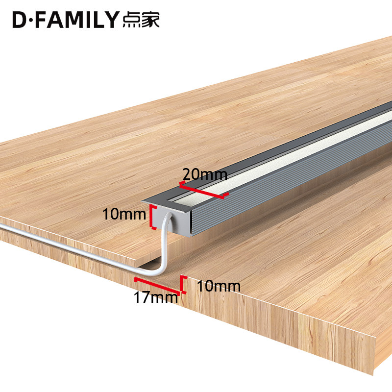 Recessed light with LED light strip laminate light induction wardrobe overall cabinet induction light 45 degree oblique light line light wine cabinet