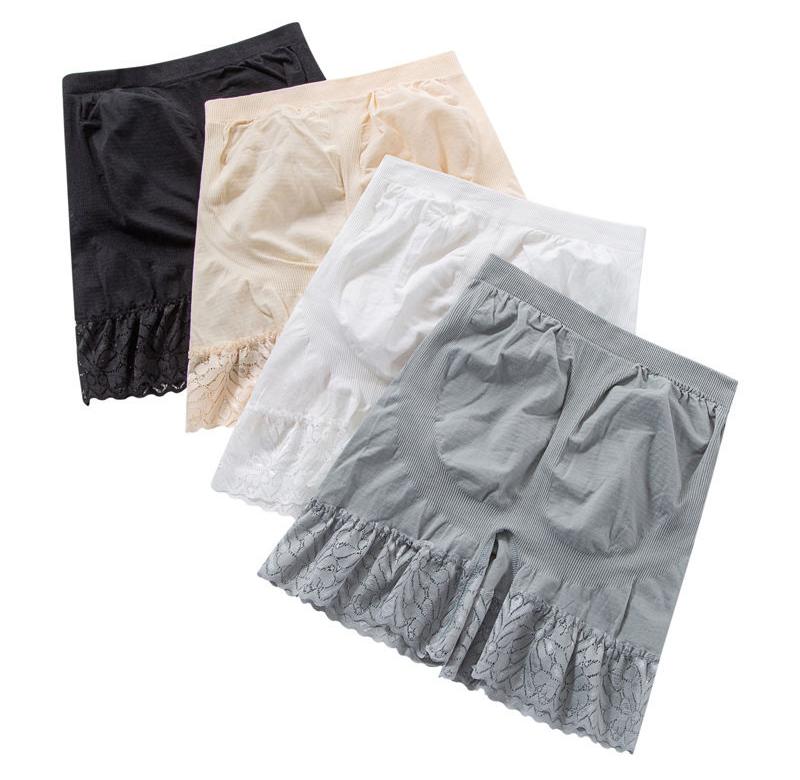 Urban sexy beauty summer anti-wear safety pants women can wear lace breathable three-point leggings without trace