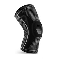 BACK专业运动护膝半月板加压防滑防撞硅胶弹簧健身跑步篮球护腿套