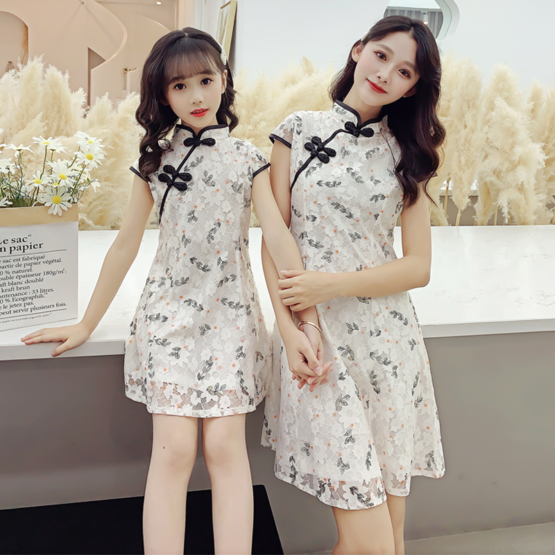 2022 Summer clothes the new pro-ziers qipao female dress national wind is not the same as the Red Ocean Spiced Ocean Dress Tide