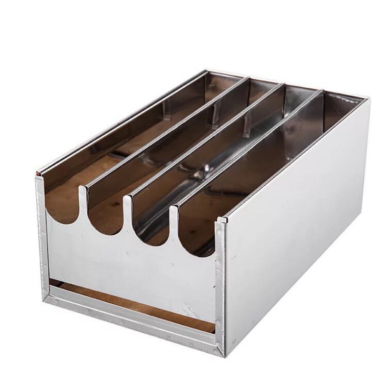 Stainless steel large knife holder knife box kitchen rack storage rack large food stall canteen hotel special knife holder commercial