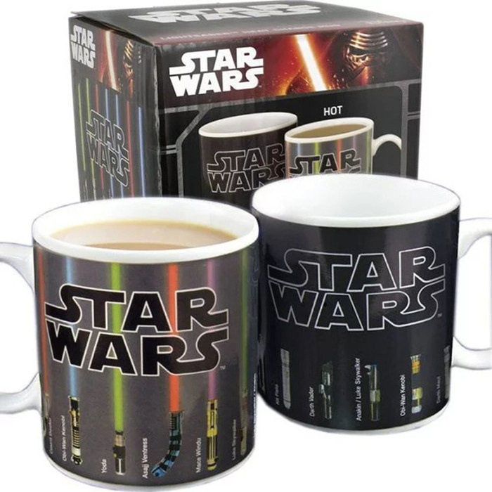 Star Wars Mug Star Wars Mug Color Changing Mug Coffee Cup Milk Ceramic Temperature Sensing Magic Cup