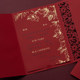 Wedding invitations 2024 new festive wedding invitations customized personalized engraving dragon and phoenix hollow invitations