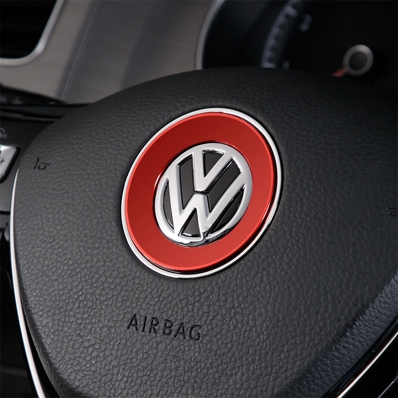 Volkswagen Golf 7 7 5 NT Jedabao to make the way to the L - way steering wheel decoration ring car tag