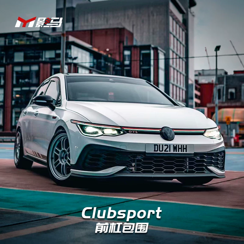 Передний бампер для Volkswagen Golf 8CS с модификацией клубсорта, крупная окружность переднего лица, сборка бампера