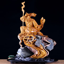 Yabai Dharma ancestral master incense camphor wood ebony hand carved wood carved root carved ornaments Indian monk Wudama