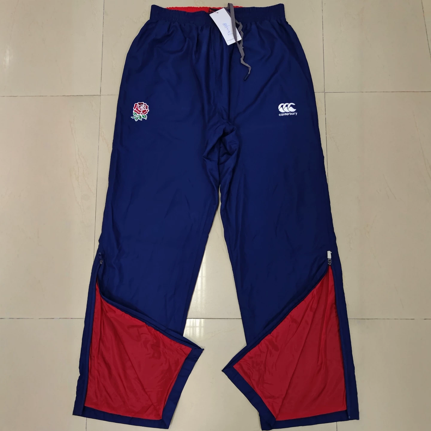 Водонепроницаемые спортивные штаны с молнией, со вышивкой, polyester