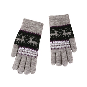 触屏手套女冬可爱韩版双层加绒加厚