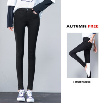 Autumn and winter black leggings women wear high waist plus velvet elastic magic pants slim slim slim skinny pencil pants