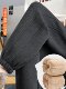 Autumn and Winter Fleece-Lined Thickened Jogger Pants for Women, Lamb Wool Extra Thick Northeast Cotton Pants, High-Waisted Warm Sweatpants