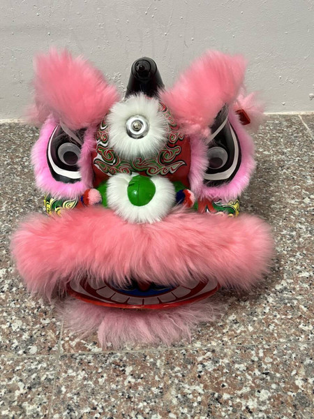 Plastic Lion Head Upgrade Version Southern Lion Dance Head School Performance Set Single Person Dance Lion Head Australian Wool