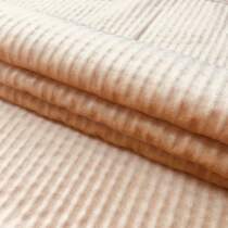 Songs silk air-conditioning blanket waffle silk blanket champagne color 180x200cm suede mt180200-05