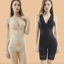  Feiwei body shaping one-piece underwear female postpartum abdominal girdle beauty body shaping slimming yoga autumn and winter thickening and warmth