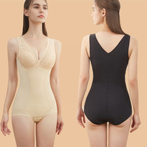  Feiwei body shaping one-piece underwear female abdomen postpartum body girdle shaping slimming body carving clothes thickened and warm in autumn and winter