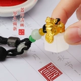 Латунная креативная печать из нефрита ручной работы, подарок на день рождения, Франция, креативный подарок