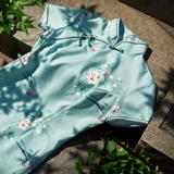 Летнее ципао, легкое элитное салатовое платье, 2024 года, подходит для подростков