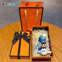 Оригинальные динамичные мелки, брелок, оранжевая подарочная коробка