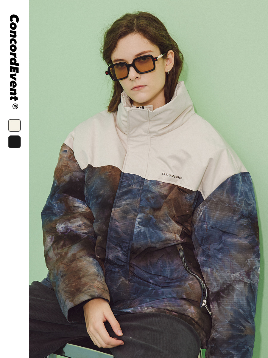 CONCORDEVENT2022 new fashion printing down jacket winter tide brand short thick warm jacket