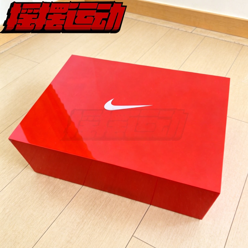 Nike Genuine Red Acrylic Shoe Storage Box Transparent Display Storage Box Og002-600A
