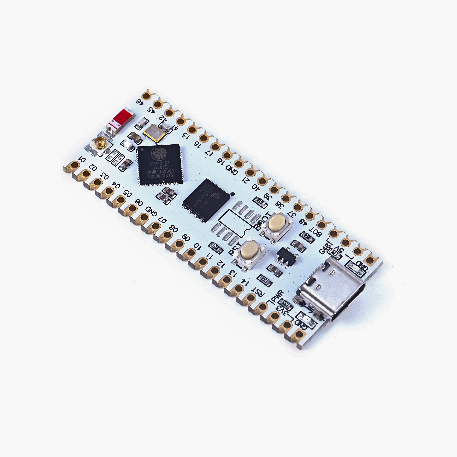 ESP32-S3 NANO WIFI蓝牙开发板板载陶瓷天线N16R8模组 Type-C接口