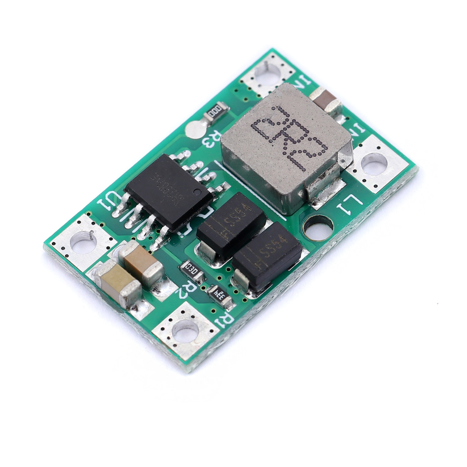 迷你DC升压模块5V3A/12V1A 高效3.7V锂电池升压电路板移动电源