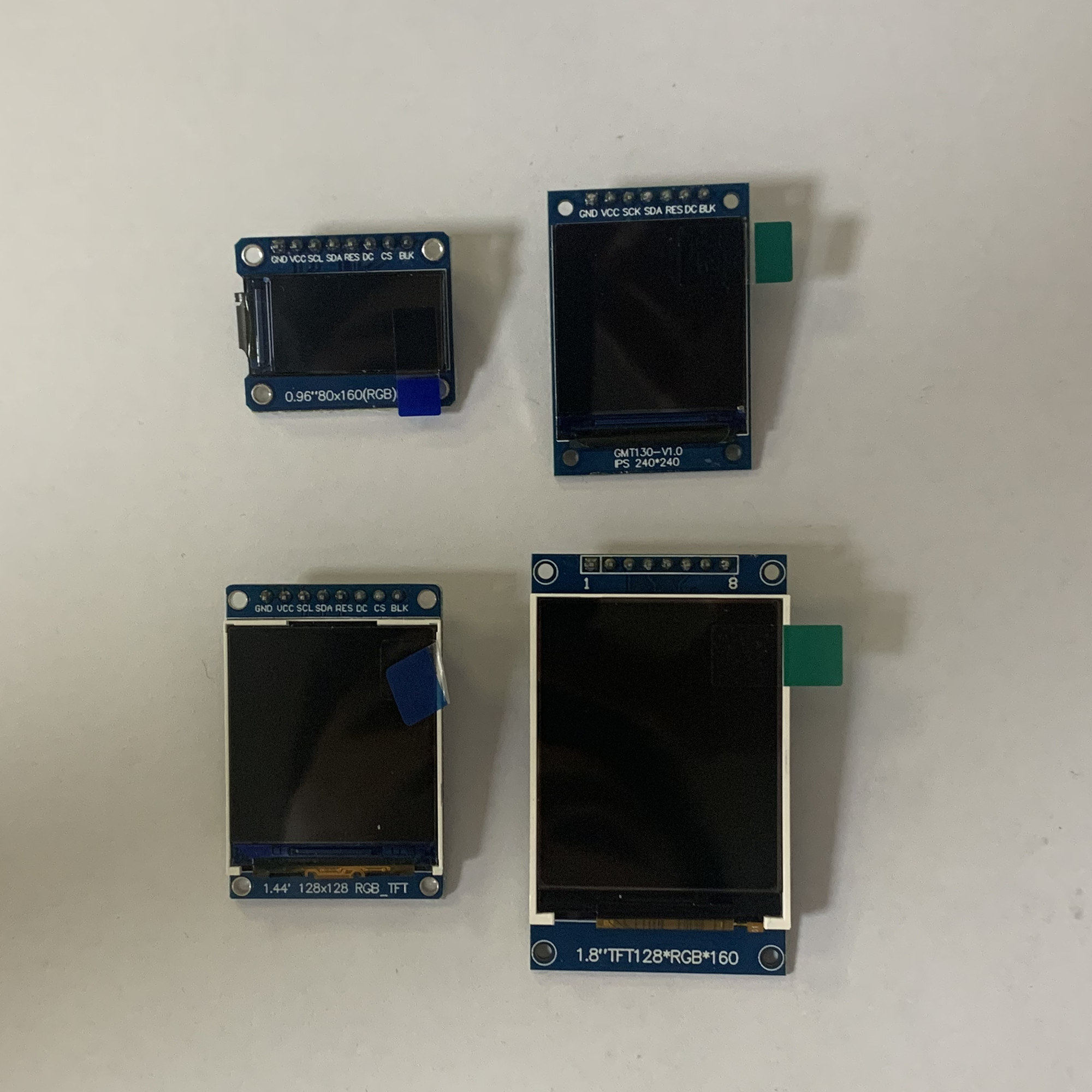 高清ips 0.96寸1.3寸1.44寸1.8寸 TFT显示彩屏 OLED液晶屏 st7735
