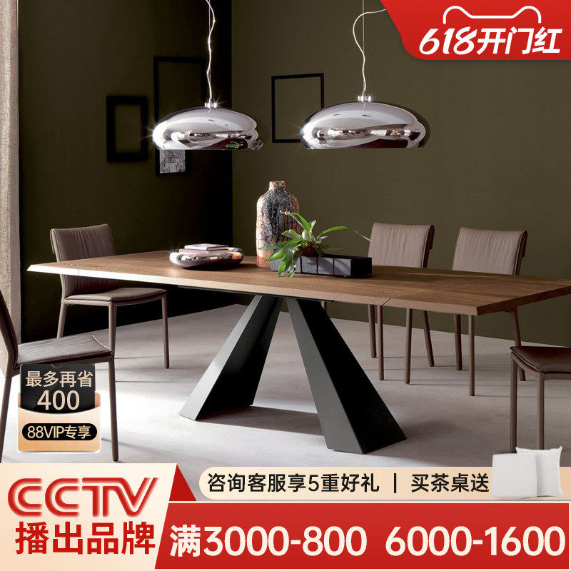 American Loft Retro Desk Personality Creative Boss Table Modern Minima Solid Wood Large Plate Table Iron Art Desk