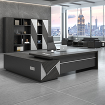 Office Furniture Atmospheric Boss Table Grand Bandai Brief Modern Presidents Desk Officer Table Commercial Manager Table and chairs Composition