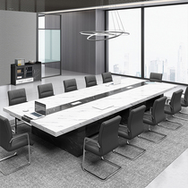 Conference room rectangular multi-color meeting table strip table training table desk chair combined reception desk minimalist around modern