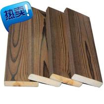 Wooden floor i-board carbonized outdoor charcoal-fired board wall panel ceiling wooden square keel balcony floor solid wood anti-corrosion