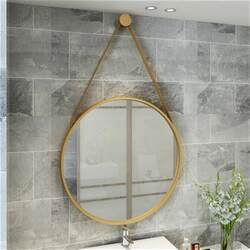 Mirror bathroom cabinet set above the bathroom wash basin, light luxury wall-mounted home, attached to the wall, no need to punch holes