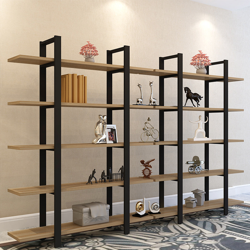 Steel Wood Living Room Creative Storage Accessories Bookshelves Simple Modern Divide Frame Frame