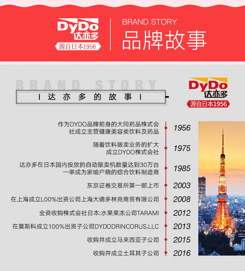 日本DyDo旗下 达亦多 乳酸菌饮料 310ml*12瓶 图9