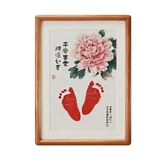 Детские отпечатки рук и ног для новорожденных, сувенир, фоторамка