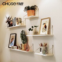 Punch-free projector shelf Wall Wall wall hanging bedside shelf shelf