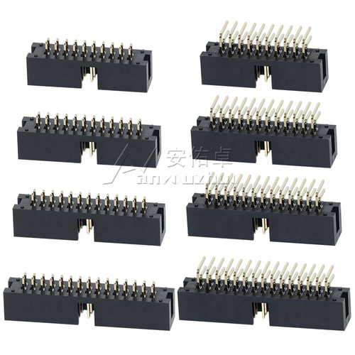 Simple Clash DC3-10P 14 16 20 30 40 50PIN Прямой иглы JTAG Socket 2,54 мм