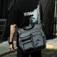 ທຸລະກິດໃຫມ່ shoulder crossbody bag men's multifunctional handbag commuter bag multi-pocket business trip briefcase backpack